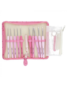Häkelnadel-Set Etimo Rose  Softgriff - Tulip