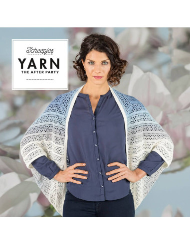 YARN The After Party Nr.27 Indigo Shrug DE  - Scheppjes
