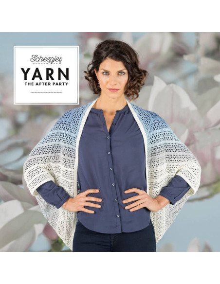 YARN The After Party Nr.27 Indigo Shrug DE  - Scheppjes