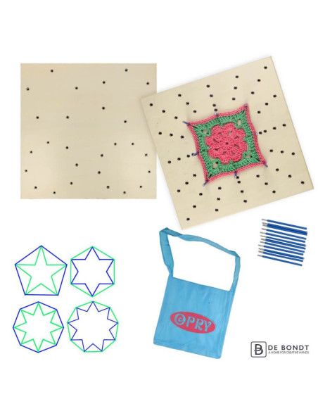 Granny Square Spanner beidseitig - Opry