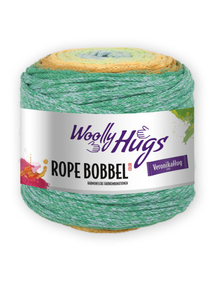 ROPE BOBBEL - Woolly Hugs 108 - gelb/grün