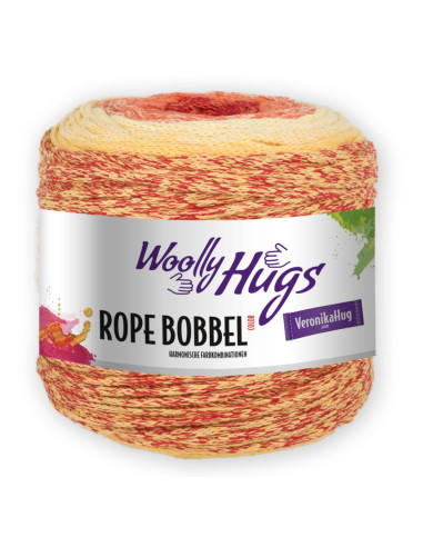 ROPE BOBBEL - Woolly Hugs 109 - rot/gelb
