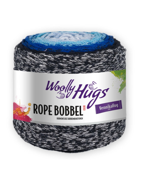 ROPE BOBBEL - Woolly Hugs 110 - hellblau/royal