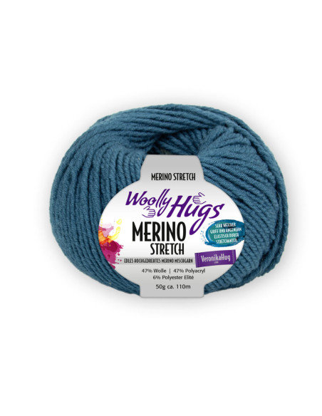 Merino Stretch  - Woolly Hugs 166 - petrol