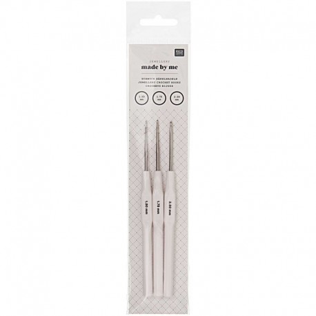 Schmuck Häkelnadel 3er Set - Rico