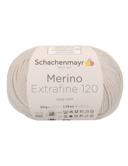 Merino Extrafine 120 - Schachenmayr 00103 - leinen