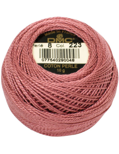 Coton Perl Nr.8 Perlgarn - DMC 8.0223 - dunkelaltrosa