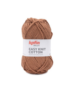 2 Knäuel Easy Knit Cotton - Outlet 21 - ockerbraun