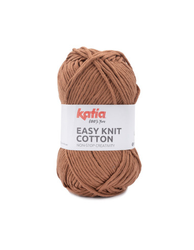 2 Knäuel Easy Knit Cotton - Outlet 21 - ockerbraun