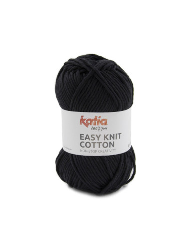 Easy Knit Cotton - Katia 2 - schwarz