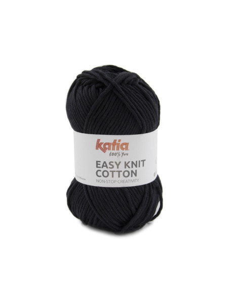 Easy Knit Cotton - Katia 2 - schwarz