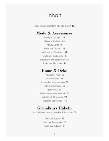 Häkeln mit Chenille-Garnen - CV