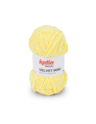 Velvet Mini - Katia 201 - pastellgelb