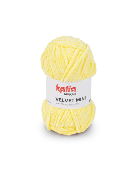 Velvet Mini - Katia 201 - pastellgelb