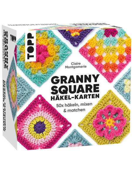Granny Square Häkel-Karten - Topp