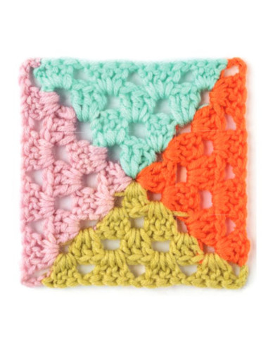Granny Square Häkel-Karten - Topp