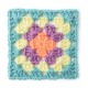 Granny Square Häkel-Karten - Topp