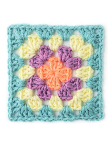 Granny Square Häkel-Karten - Topp