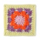Granny Square Häkel-Karten - Topp