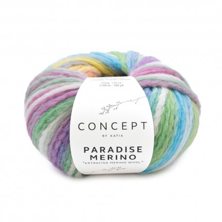 Paradise Merino - Katia 500 - gelb/orange/mint