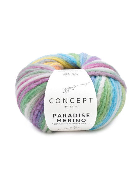 Paradise Merino - Katia 500 - gelb/orange/mint