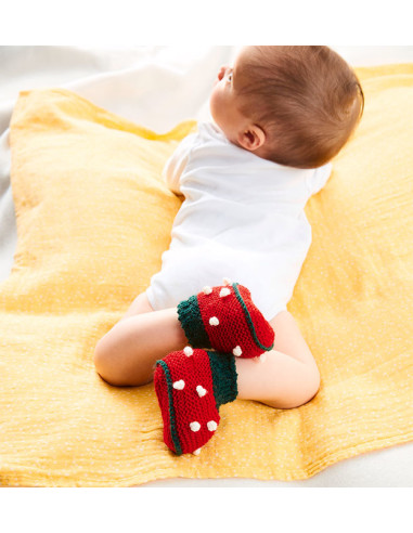 Baby-Schühchen stricken - Topp