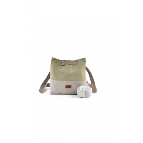 Rucksack 46 x 46 x 25 cm Khaki - DMC