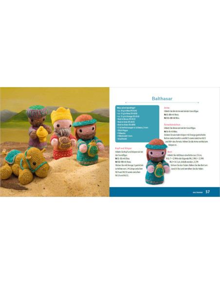 Krippenfiguren selber häkeln - Bassermann