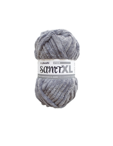 Samt XL - myboshi 894 - stein