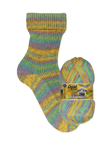 Feine Merinowolle 4 fädig - Opal 11554 - sanft