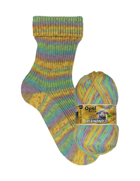 Feine Merinowolle 4 fädig - Opal 11554 - sanft