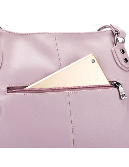 Schultertasche grau - Della Q Namaste