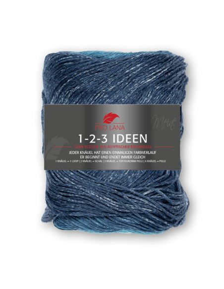 1-2-3 Ideen - Pro Lana 31 - petrol/beige