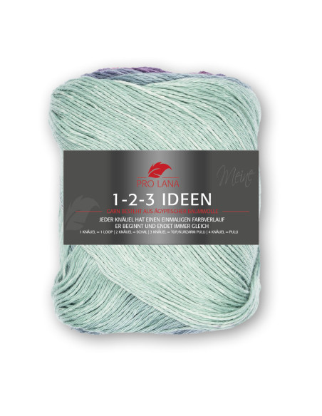 1-2-3 Ideen - Pro Lana 33 - pink/mint