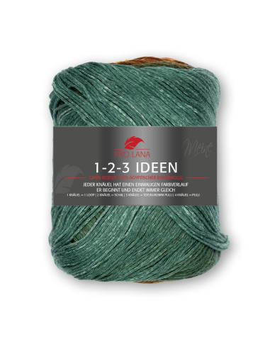 1-2-3 Ideen - Pro Lana 32 - orange/grün