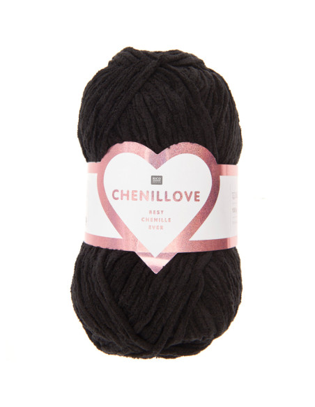 Chenillove - Rico Design 014 - schwarz