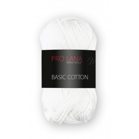 Basic Cotton - Pro Lana 01 - weiss