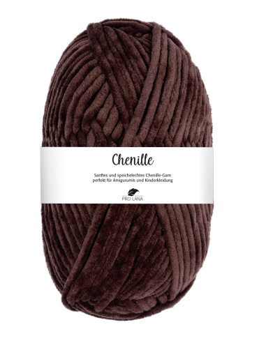Chenille - Pro Lana 10 - dunkelbraun