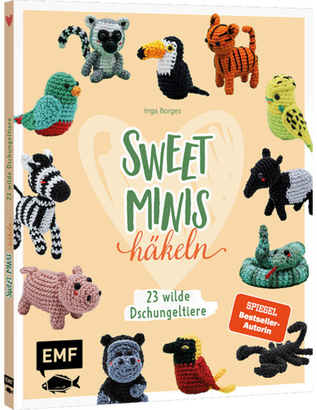 Sweet Minis häkeln 23 wilde Dschungeltiere - EMF