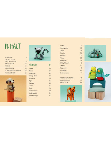 Sweet Minis häkeln 23 wilde Dschungeltiere - EMF