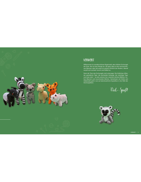 Sweet Minis häkeln 23 wilde Dschungeltiere - EMF