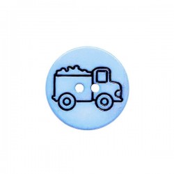 Kinderknopf Lastwagen 15 mm - Dill