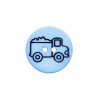 Kinderknopf Lastwagen 15 mm - Dill
