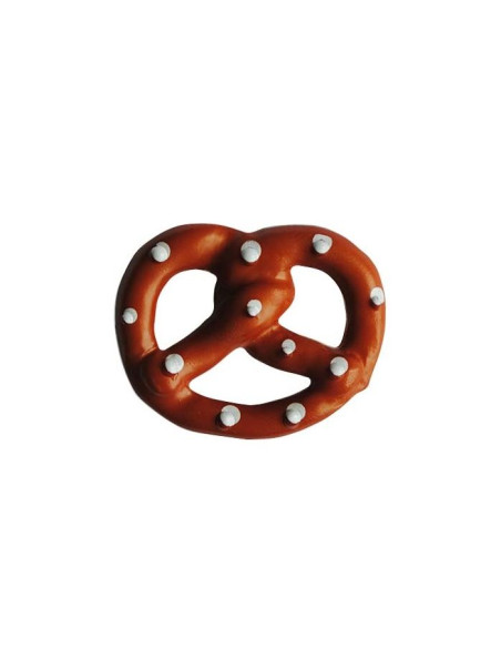 Knopf Brezel mit Öse 20 mm - Dill