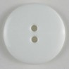 Modeknopf glänzend weiss 14 mm - Dill