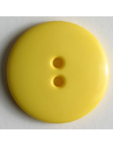 Modeknopf glänzend 14 mm - Dill gelb
