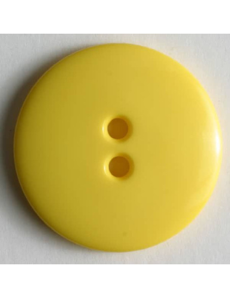 Modeknopf glänzend 14 mm - Dill gelb