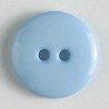Modeknopf glänzend hellblau 14 mm - Dill