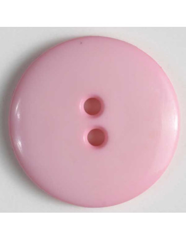 Modeknopf glänzend 14 mm - Dill rosa