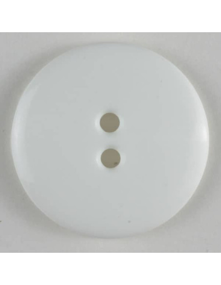 Modeknopf glänzend weiss 11 mm - Dill